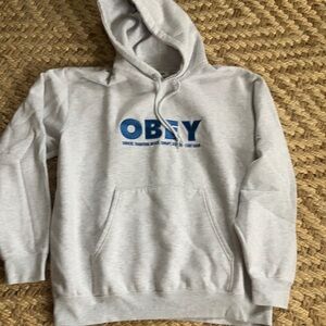 Obey hoodies (2), both adult L. Great condition